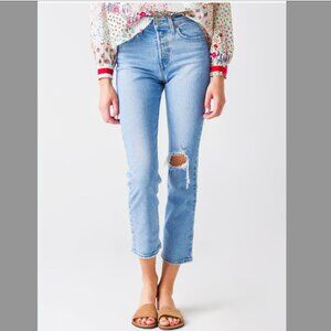 Levi's Wedgie Straight Distressed
